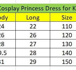 Alternative view of Snow Queen Girl's Elsa Cosplay Princess Dress for Kids (JJHCR000702)
