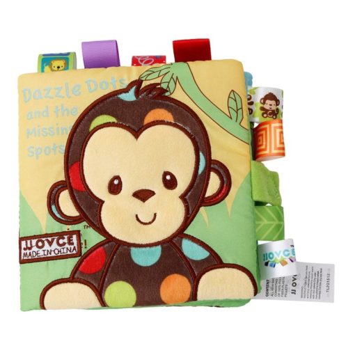 newborns cute educational cloth activity book with short story 2