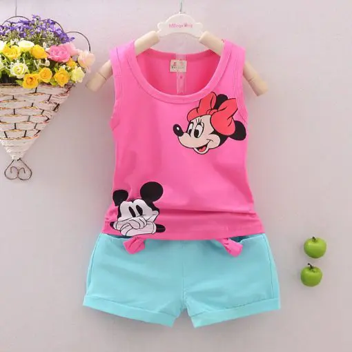 Sleeveless T-Shirt Set / Summer T-Shirt Set (ID # JJHCR000711)