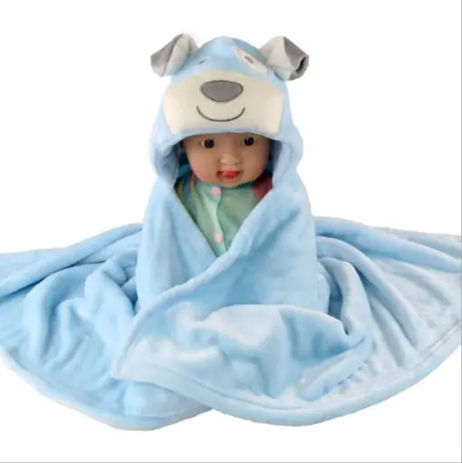 Kids Cartoon Blanket Hooded Robe / Comfort towel - Image 3