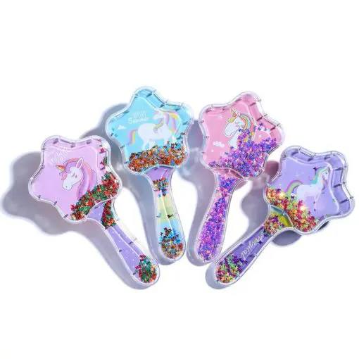 Star Shape Unicorn Animal Anti-static Hair Brush