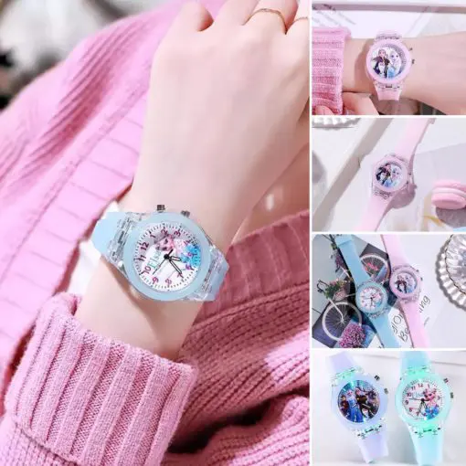 LED Frozen Elsa Wrist watch