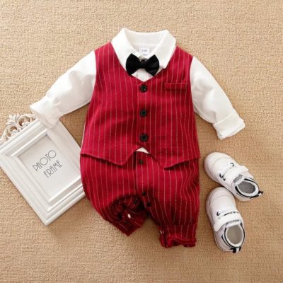 Cute Baby Winter Party Romper (PRWB23001)