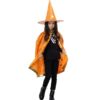 Kids Halloween Cloak Cape Printed With Hat set Cosplay for Girls and Boys