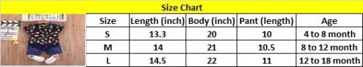 Size Chart sH