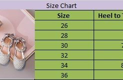 shoe size chart 1