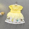 Baby Girls Beauty and Beast Half Sleeve Party Dress