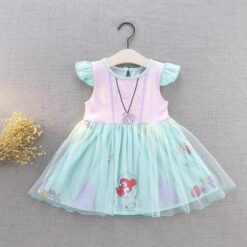 Alternative view of Baby Girls Little Mermaid Princess Party Dress