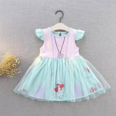 Baby Girls Little Mermaid Princess Party Dress