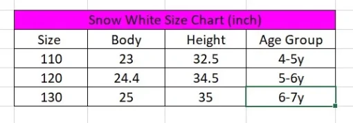Snow White Size Chart jpg