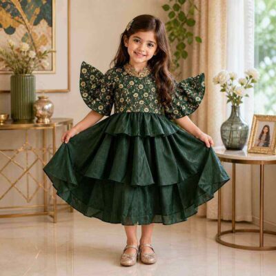 Indian Girls Party Gown (98082)