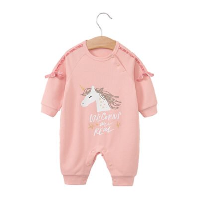 Winter Infant Girls Unicorn Romper (WIGUR24234)