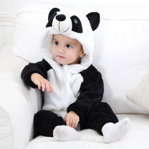 Cute Animal Winter Romper With Hoodie (CAWR23115)