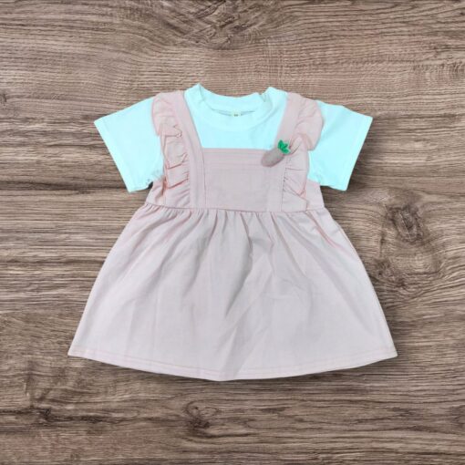 Newborn Girls Party Frock for Summer (NBGSPF250303) - Image 3