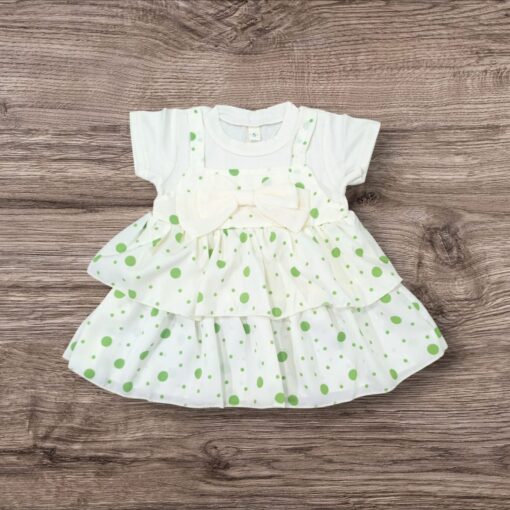 Newborn Girls Party Frock for Summer (NBGSPF250303) - Image 4