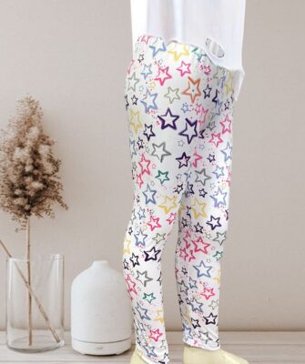 3D Printed Summer Leggings for Girls (PSLG240301)