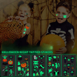 Halloween Kids Mini Horror Luminous Tattoos (HMT231019)