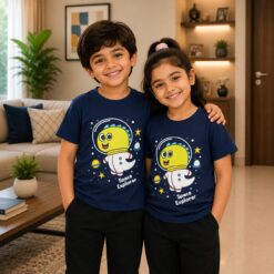 Cotton Half Sleeve Summer T-shirt for Kids (CHSST070526)