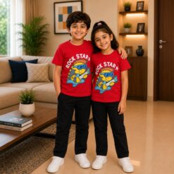 Alternative view of Cotton Half Sleeve Summer T-shirt for Kids (CHSST070526)