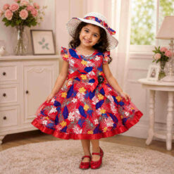 Floral Party Dress For Baby Girls (FPD23000101)